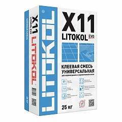 Плиточный клей Литокол X11 EVO (класс С1) серый 25 кг