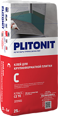 Клей для крупногабаритной плитки Плитонит С25 Plitonit C25