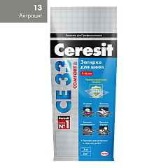 Затирка Ceresit CE 33 Super антрацит 2 кг