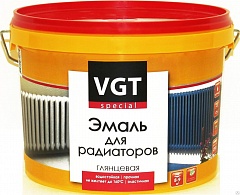 Эмаль для радиаторов VGT 18678 ВД-АК-1179 Профи супербелая 1 кг